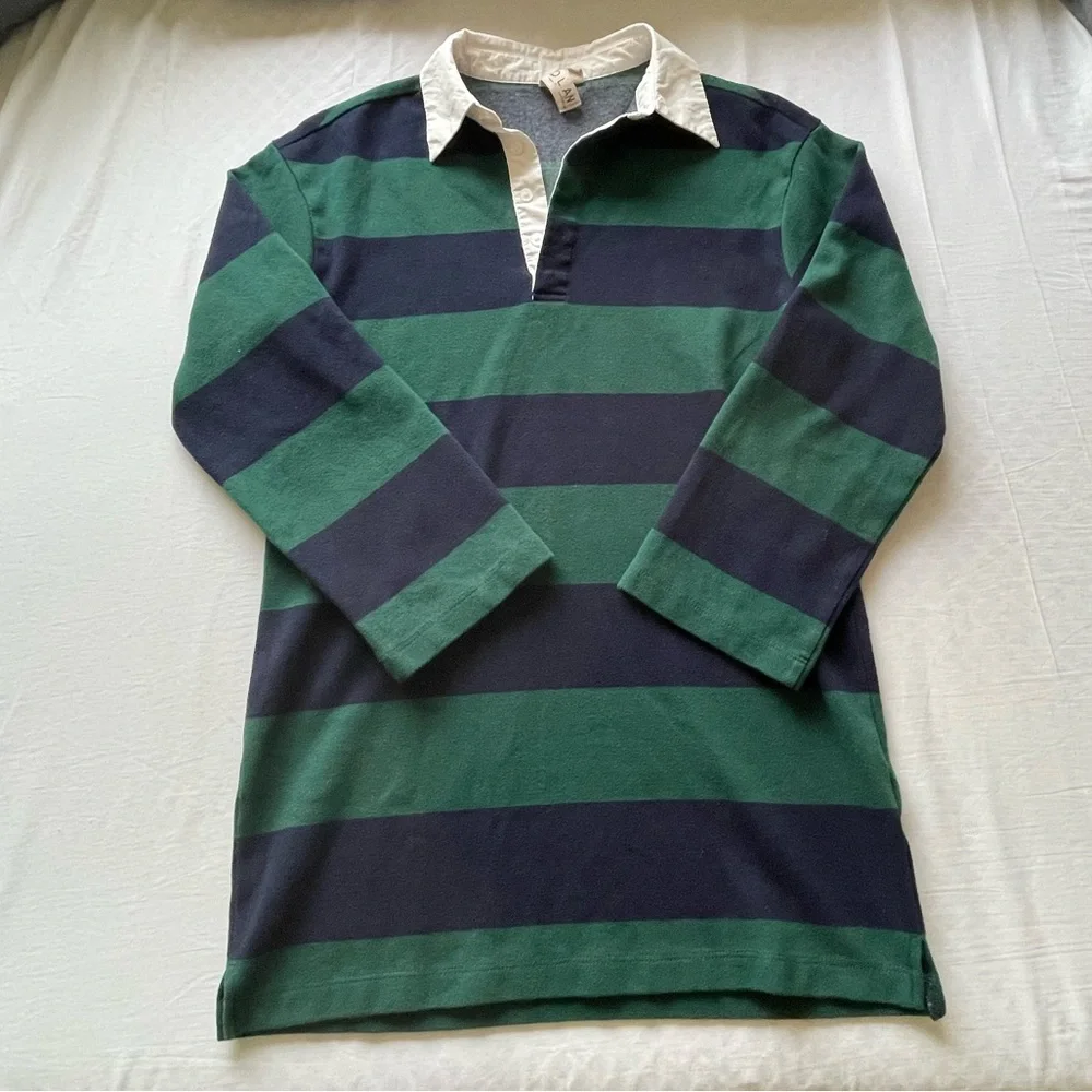 Anthropologie Rugby Stripe Mini Dress - Picture 1 of 7
